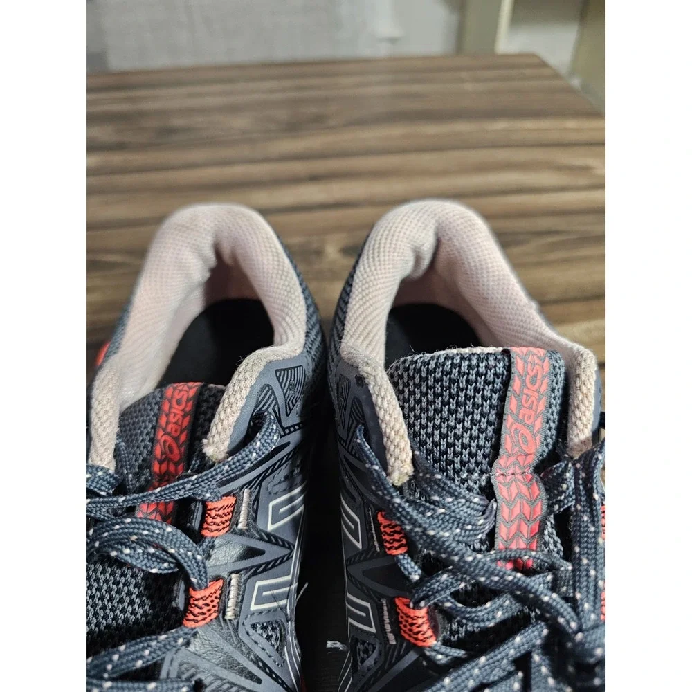 ASICS Women's Gel-Venture 8 Running Shoes Grey/Orange | Women's Size 8.5 Wide - Picture 12 of 16